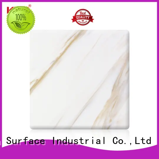 KingKonree white acrylic solid surface customized for indoors 1