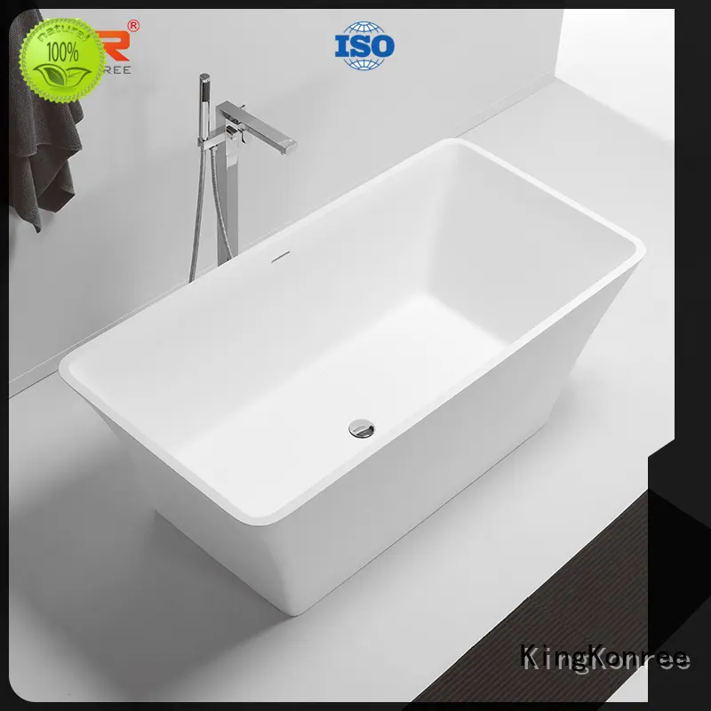 KingKonree large free standing soaking tubs custom for bathroom 1