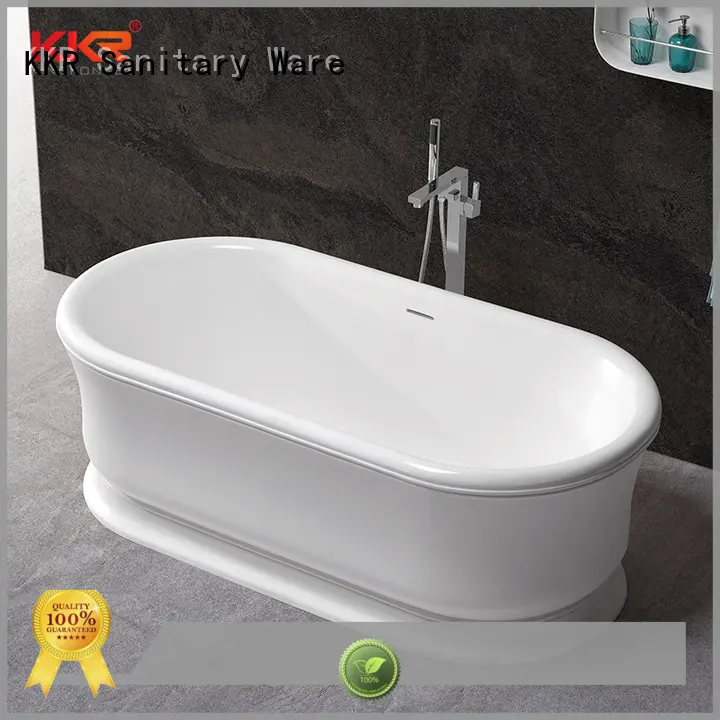 KingKonree hot-sale rectangular freestanding tub OEM for shower room 1