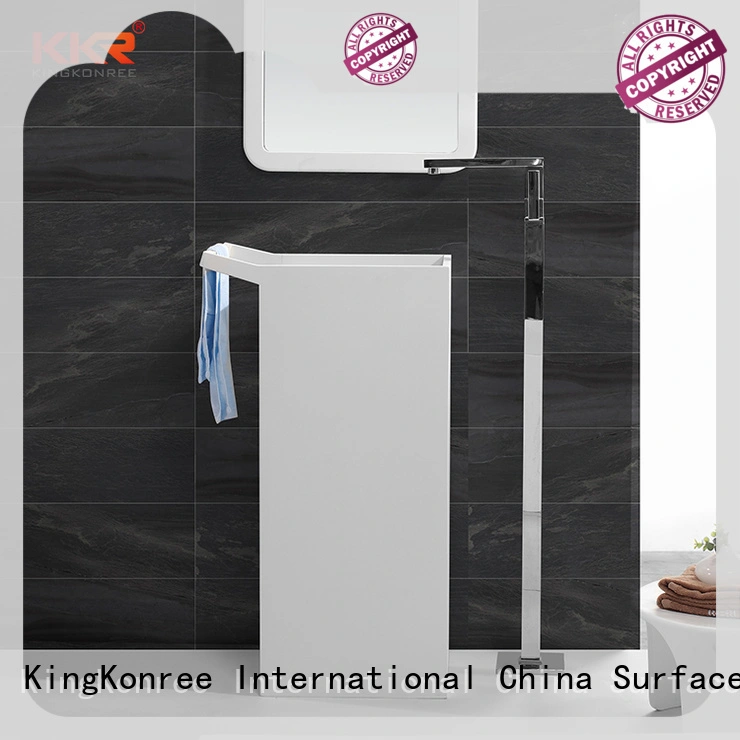 KingKonree solid surface basin for wholesale for hotel 1