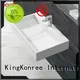 KingKonree solid surface basin top-brand for bathroom 1