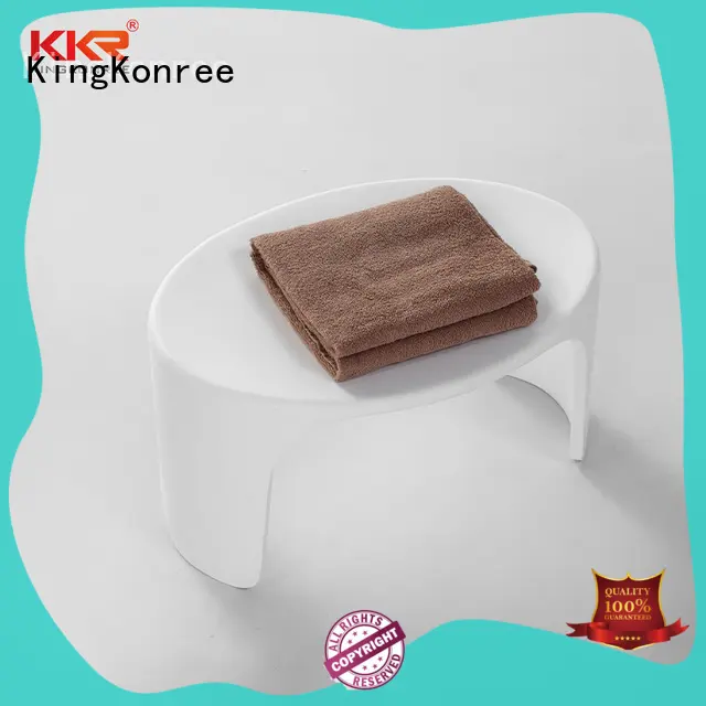 KingKonree white shower stool manufacturer for hotel 1
