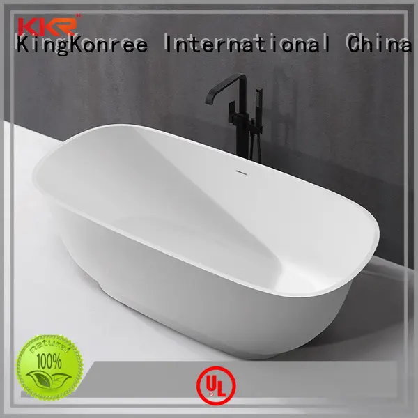 KingKonree high-end round freestanding bathtub OEM for bathroom 1