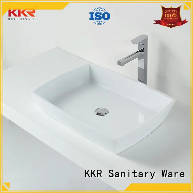 best material solid surface basin highly-rated for family 1