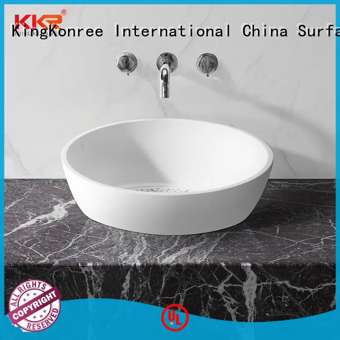 KingKonree solid surface basin for wholesale for bathroom2 1