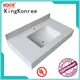 quartz stone bathroom tops under-mount for motel 1