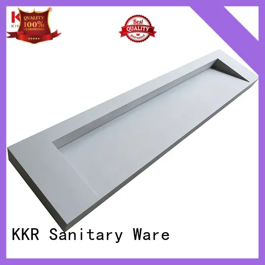 KingKonree acrylic solid surface bathroom countertops customized for bathroom 1