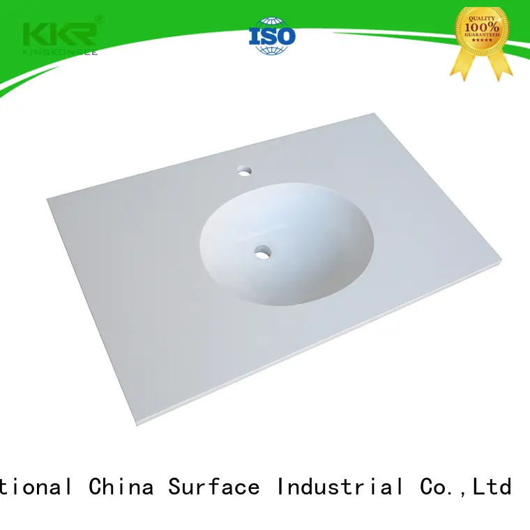quality solid stone countertops under-mount for motel 1
