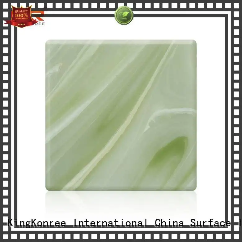 KingKonree artificial solid surface sheets top brand for motel 1