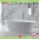 matt solid surface bathtub OEM for hotel 1
