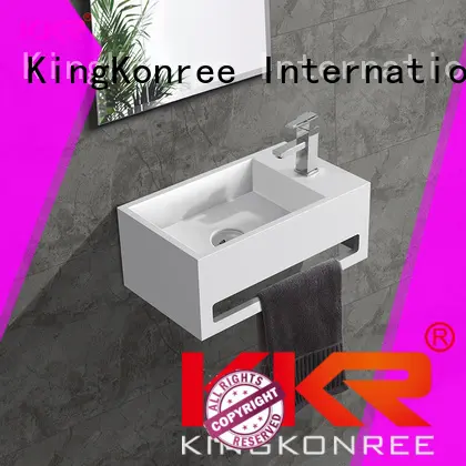 white wall hung bathroom basins supplier for toilet 1