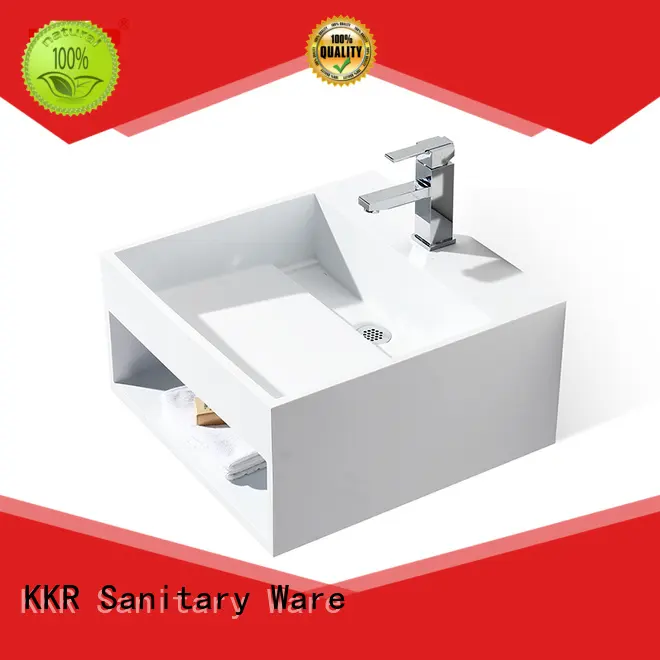 KingKonree marble small wall hung basin manufacturer for hotel 1