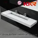 double small wall hung basin customized for bathroom 1