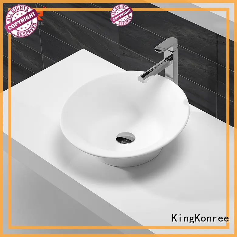 KingKonree top mount bathroom sink supplier for home1 1