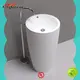 white free standing wash basin factory price for hotel 1