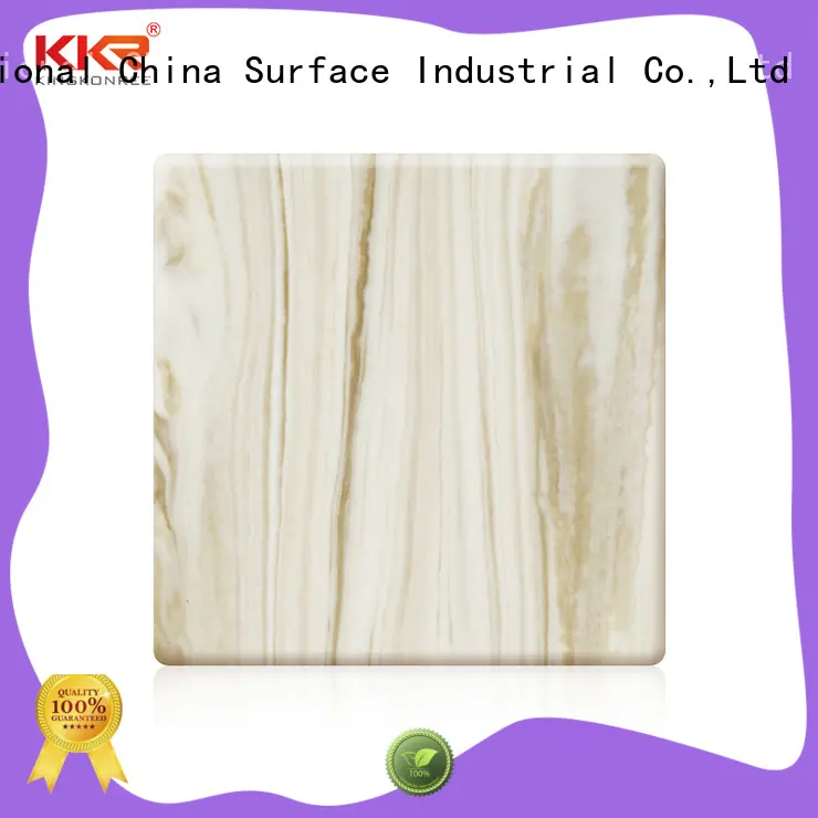 KingKonree pure solid surface sheets from China for hotel 1