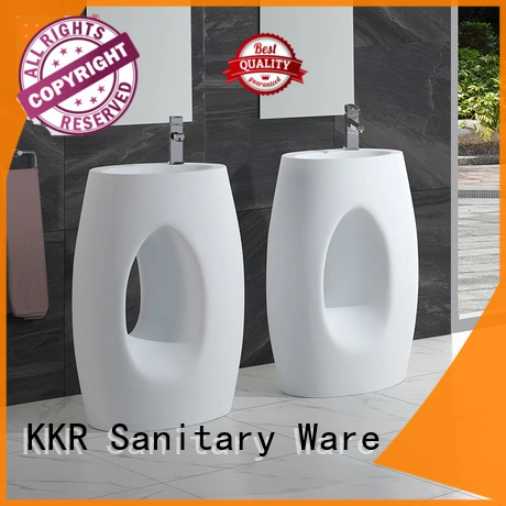 KingKonree freestanding bathroom basin factory price for motel 1