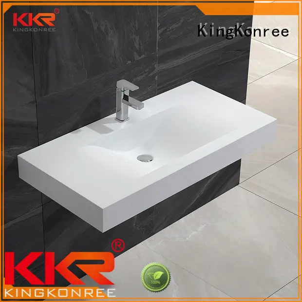 white wall hung basin supplier for bathroom 1