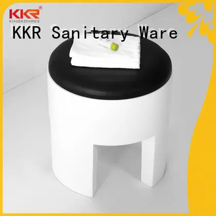 KingKonree white shower stool bulk production for hotel 1