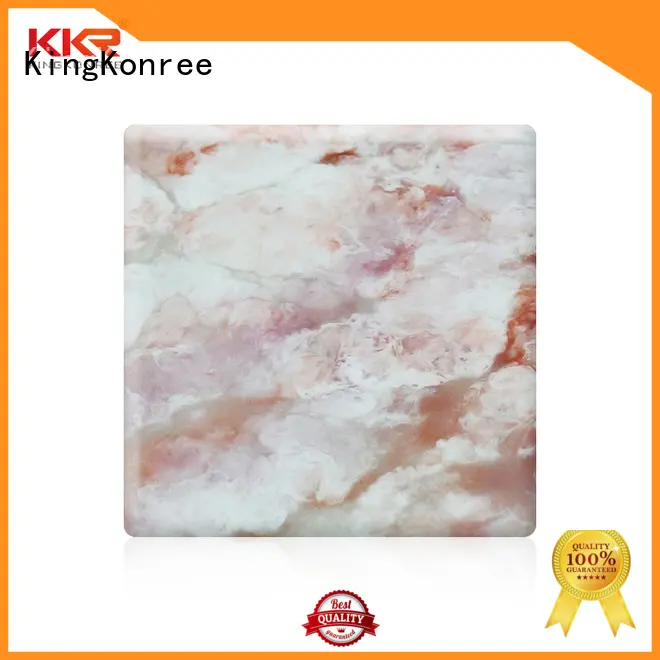 KingKonree artificial solid surface sheets for sale customized for hotel 1