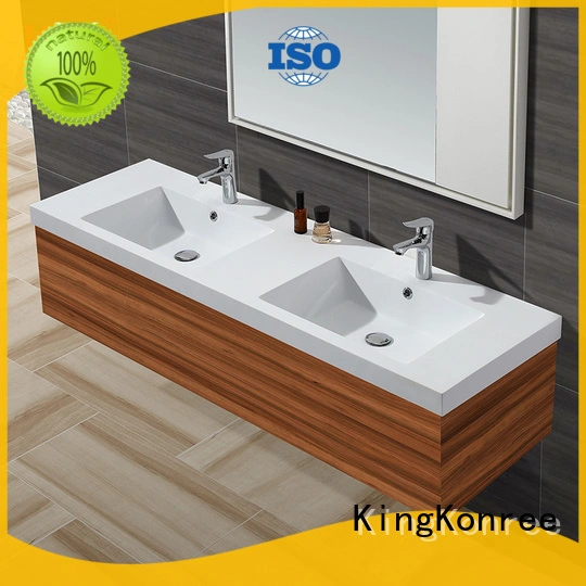 KingKonree quality wash basin with cabinet hindware supplier for bathroom 1