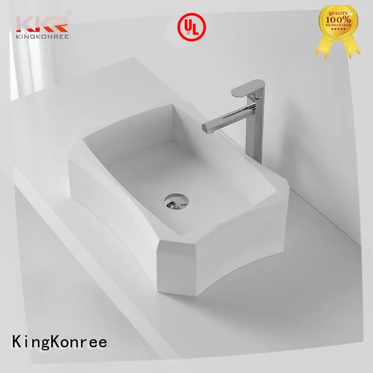 KingKonree excellent top mount bathroom sink design for restaurant 1