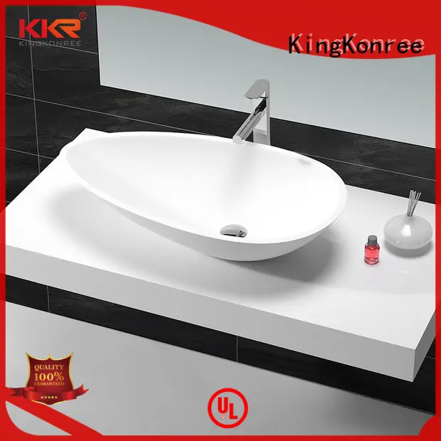 KingKonree durable bathroom countertops and sinks customized for room 1