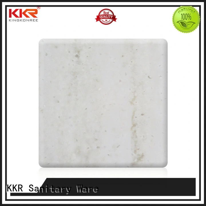 white solid surface sheets for sale manufacturer for hotel 1