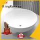 marble solid surface freestanding tubs OEM for family decoration 1