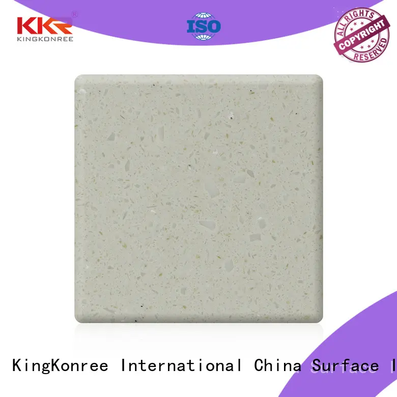 KingKonree red solid surface material manufacturer for restaurant 1