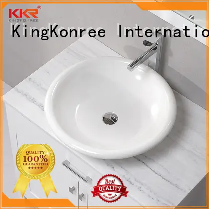 KingKonree elegant above counter vanity basin at discount for restaurant 1