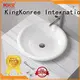 KingKonree elegant above counter vanity basin at discount for restaurant 1