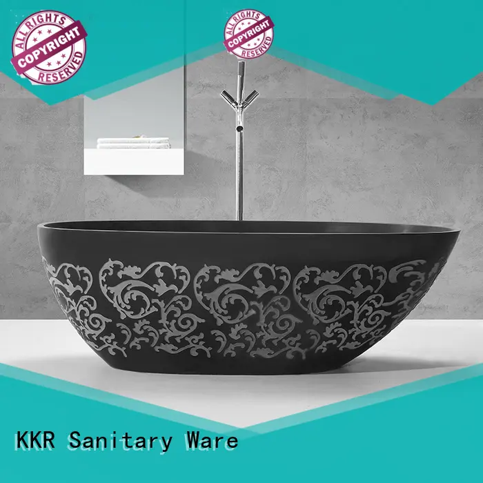 overflow rectangular freestanding tub at discount for shower room 1
