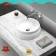 KingKonree sanitary ware top mount bathroom sink cheap sample for hotel 1