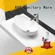 durable top mount bathroom sink customized for hotel 1