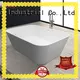 KingKonree matt free standing soaking tubs ODM for hotel 1