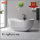 KingKonree modern freestanding tub at discount for shower room 1