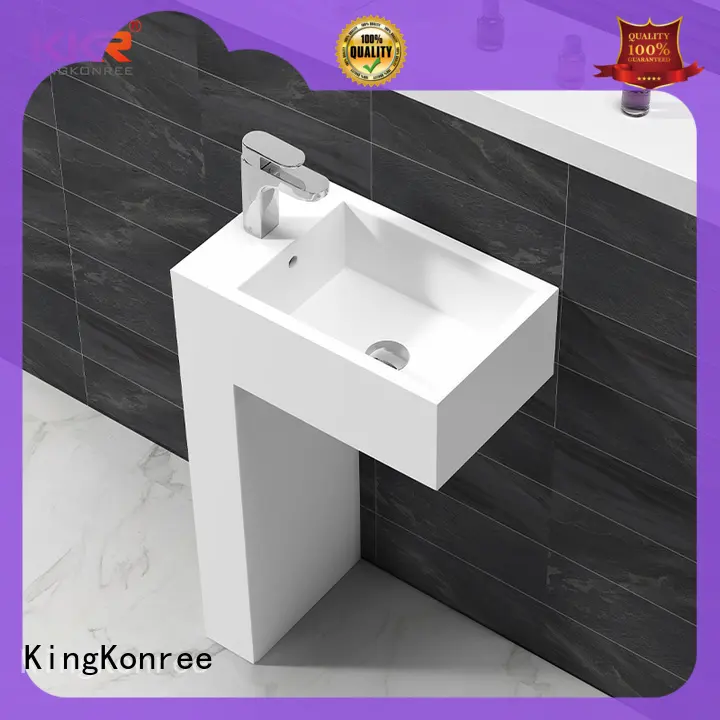 KingKonree Italian freestanding bathroom basin supplier for motel 1