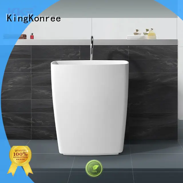 KingKonree rectangle bathroom sink stand supplier for hotel 1