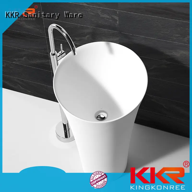 KingKonree acrylic stand alone bathroom sink manufacturer for home 1