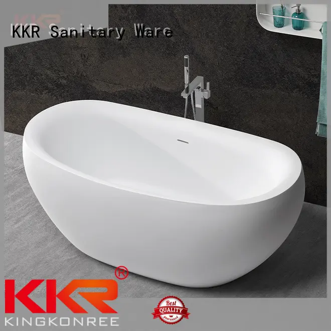 KingKonree rectangular freestanding bathtub free design for family decoration 1