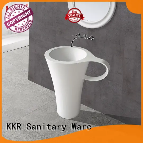 KingKonree solid surface wash basin highly-rated for bathroom 1