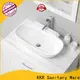 marble above counter vessel sink design for room 1