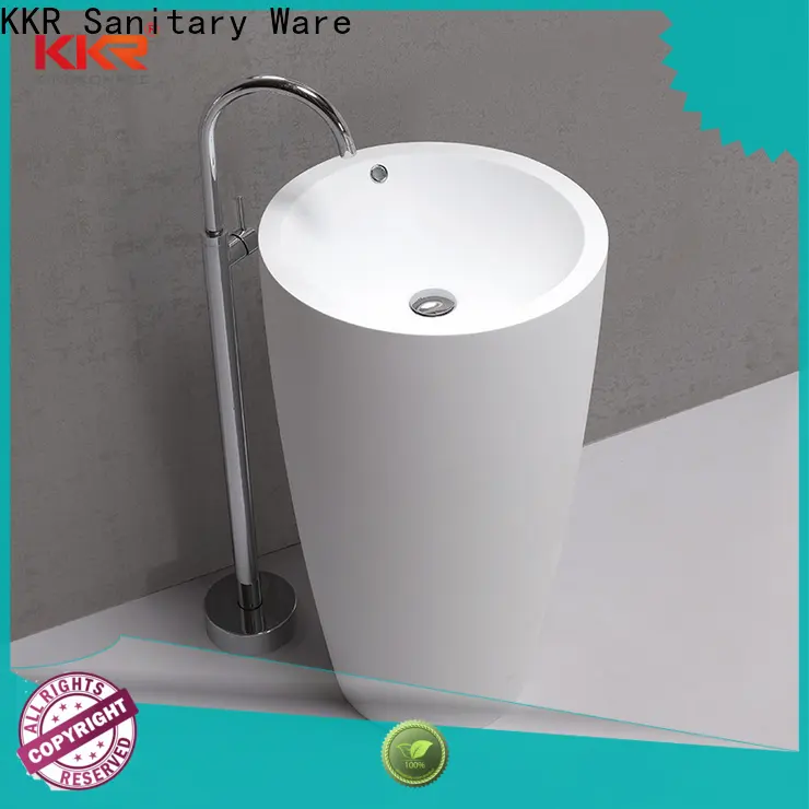 solid stand alone bathroom sink manufacturer for motel 1