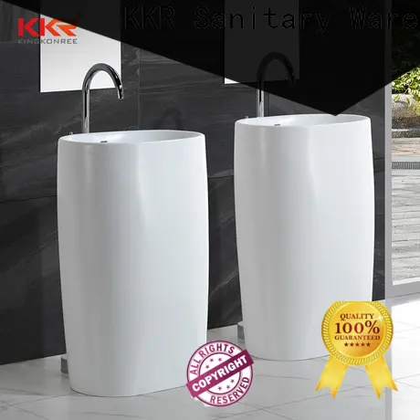 KingKonree artificial bathroom sink stand design for bathroom 1