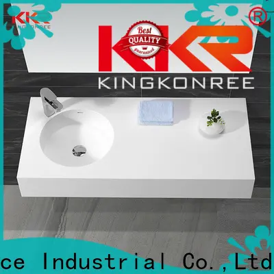concrete small wall hung basin manufacturer for hotel 1