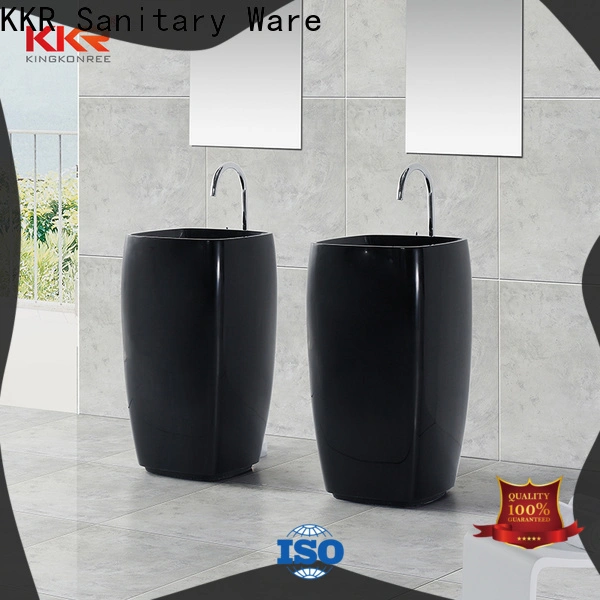 white freestanding bathroom basin factory price for bathroom 1