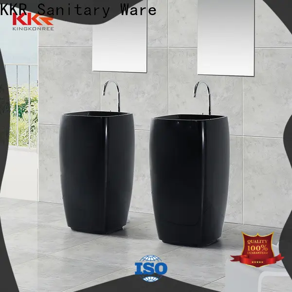 white freestanding bathroom basin factory price for bathroom 1