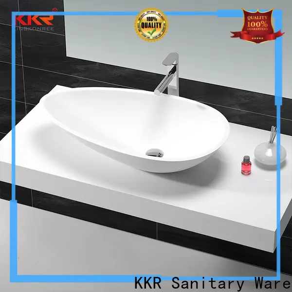 KingKonree top mount bathroom sink customized for hotel 1