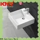 KingKonree artificial wall hung cloakroom basin design for home 1